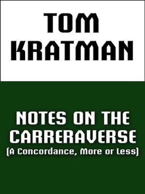 cover image of Notes on the Carreraverse